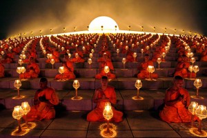 buddhistmonkswith lanterns amazing!